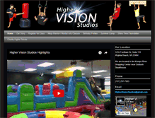 Tablet Screenshot of highervisionstudios.com
